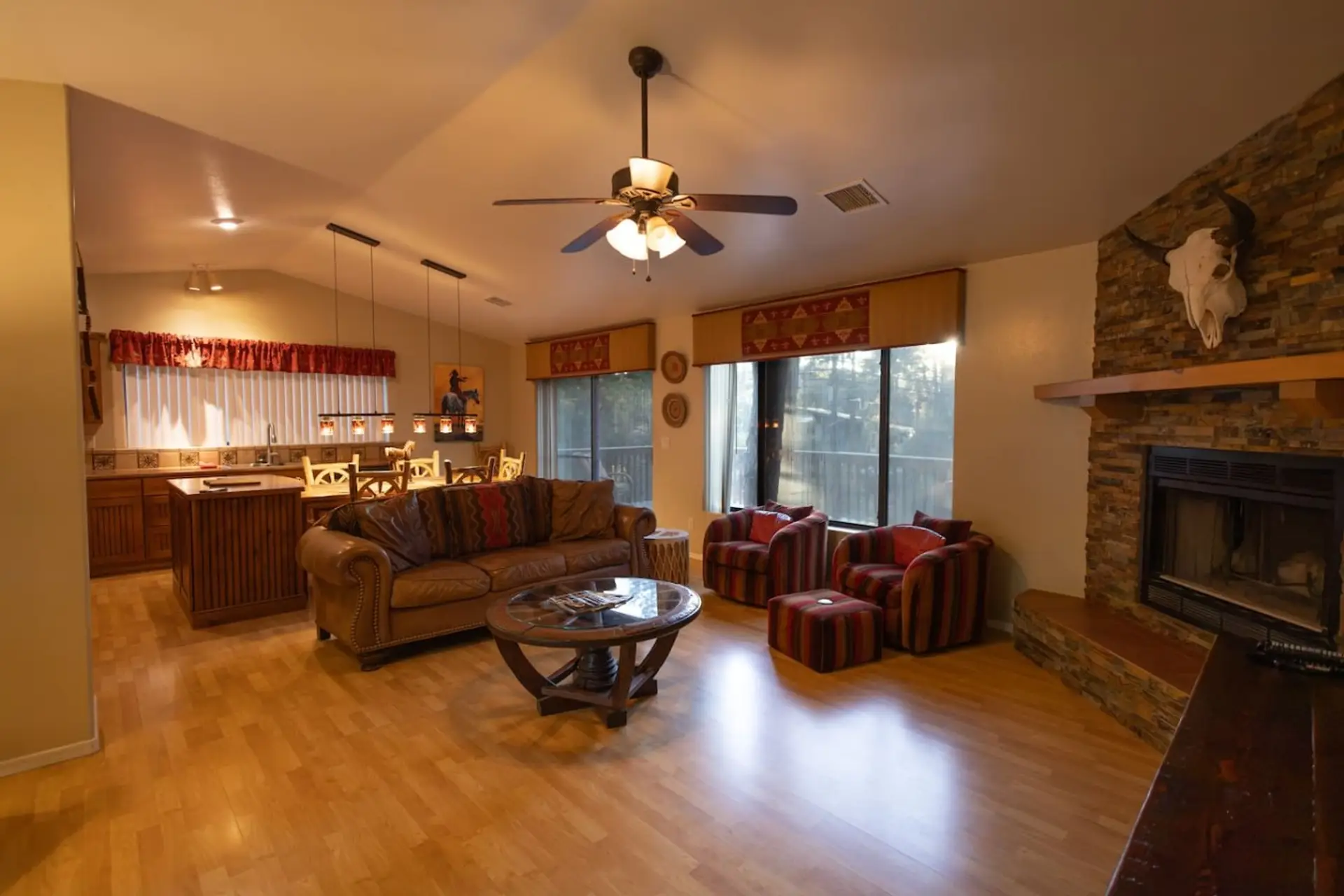Clubhouse Retreat among the pines